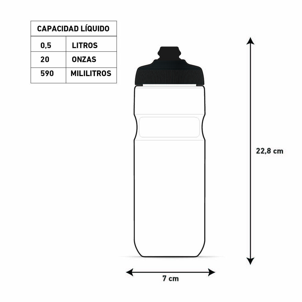 Botella De Agua Térmica Para Ciclismo 600ml Polar Bottle image number 3.0